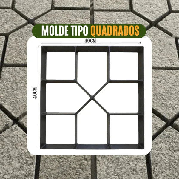 Molde de Piso para Jardins e Calçadas - FlexDecor (+ Guia de Paisagismo e Decoração)