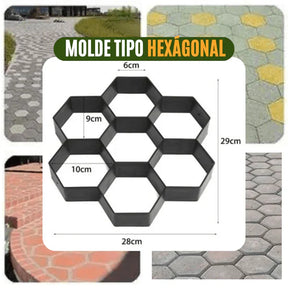 Molde de Piso para Jardins e Calçadas - FlexDecor (+ Guia de Paisagismo e Decoração)